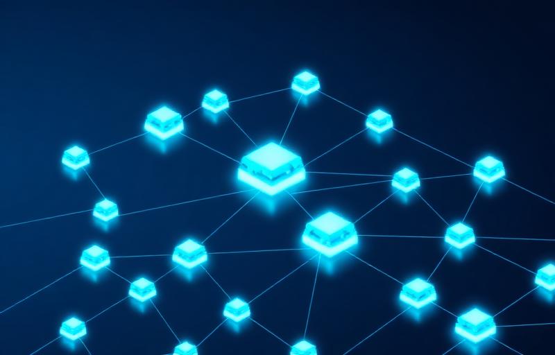 Schéma abstrait d'un réseau informatique